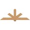 Ekena Millwork Kennewick Timber Gable Bracket, Western Red Cedar, 72"W x 27"H x 5 1/2"D x 5 1/2"F, 9/12 Pitch GBW072X27X0606KEN00SWR - alternate 1